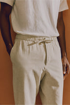 Thierry Pantalon Homme – Pantalon Décontracté avec Taille Élastique et Cordon de Serrage