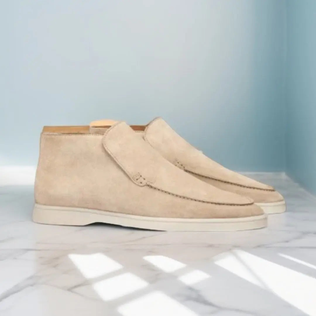 Benoît Mocassins Homme – Loafers Décontractés avec Tige Cousue et Finition Élégante