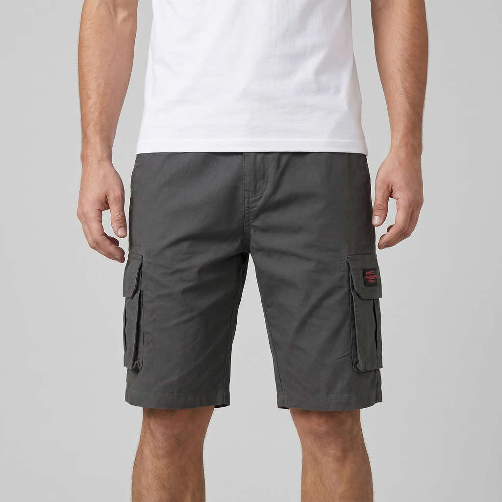 Corentin Short Cargo Homme – Bermuda Décontracté avec Poches Multiples et Coupe Relax
