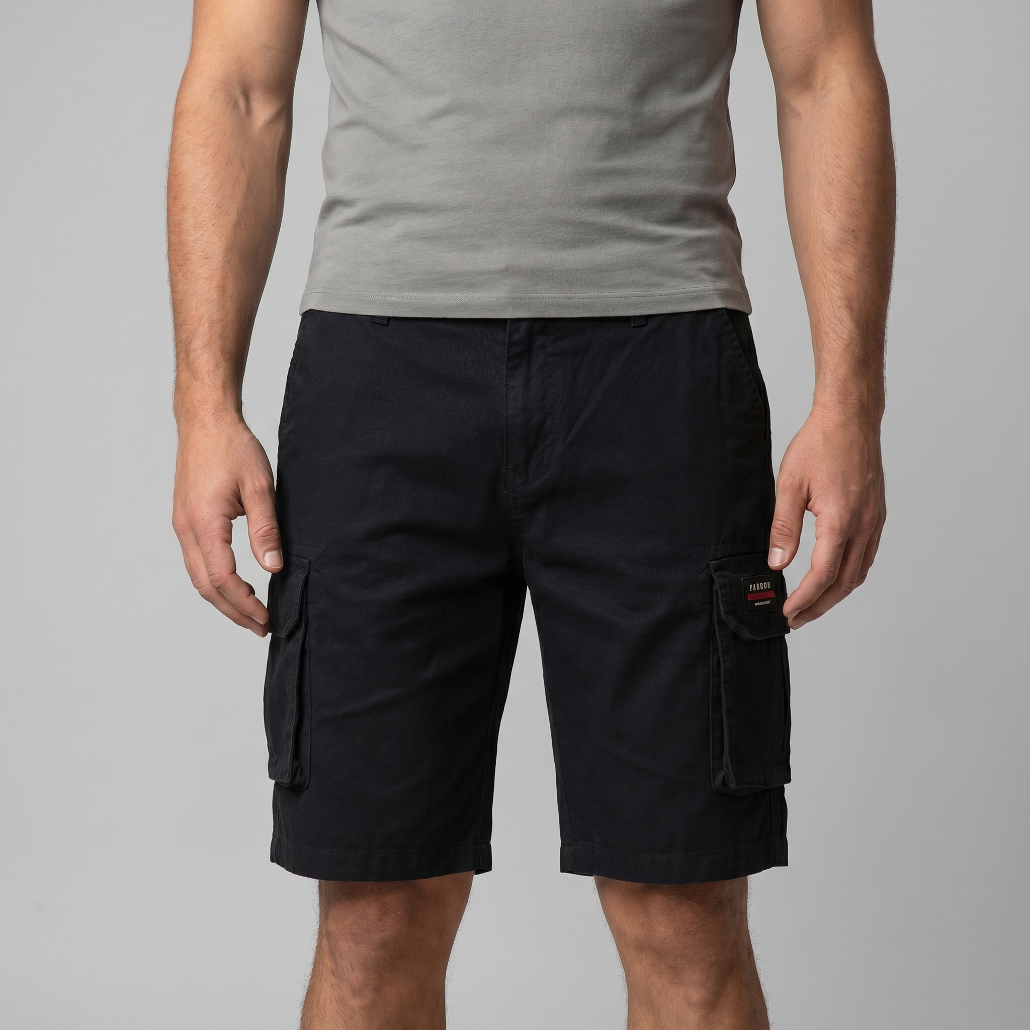 Corentin Short Cargo Homme – Bermuda Décontracté avec Poches Multiples et Coupe Relax