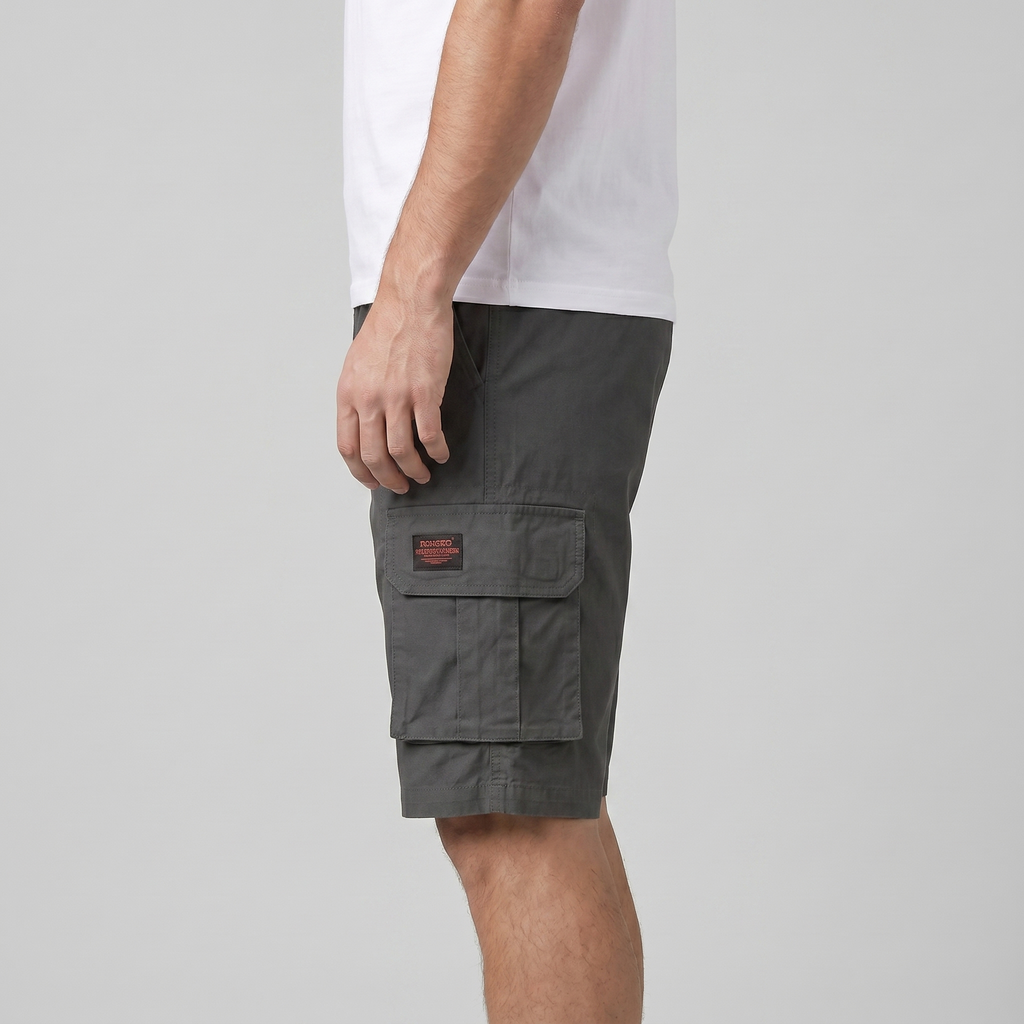 Corentin Short Cargo Homme – Bermuda Décontracté avec Poches Multiples et Coupe Relax