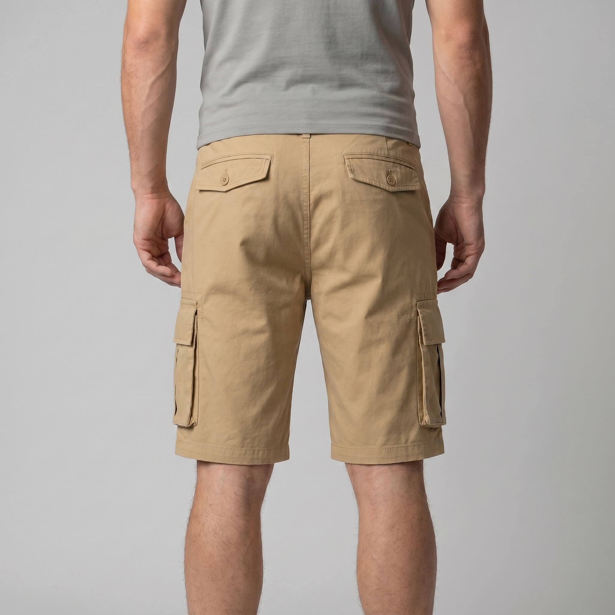 Corentin Short Cargo Homme – Bermuda Décontracté avec Poches Multiples et Coupe Relax