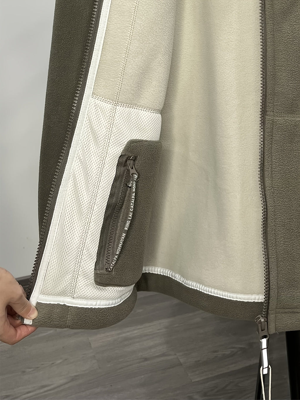 Weston Veste Polaire Homme – Veste Outdoor Chaude avec Col Montant et Design Respirant