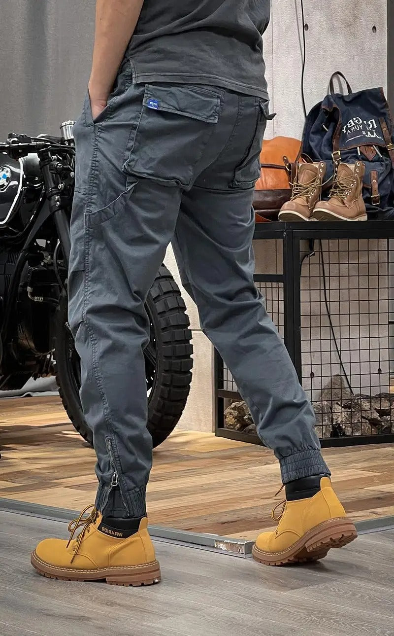 Mathis Pantalon Cargo Homme – Stretch avec Poches, Taille Ajustable & Coupe Jogger