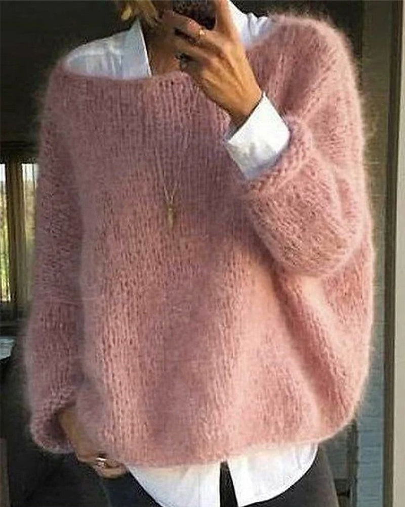 Dakota Pull Femme – Pull en Maille Douce avec Coupe Ample & Style Décontracté Élégant