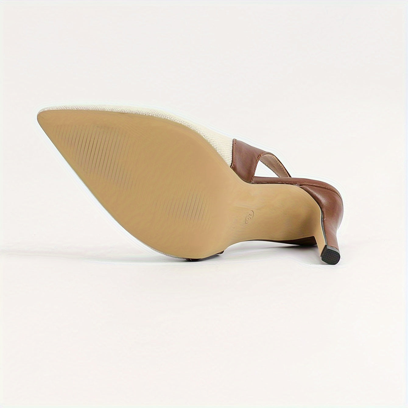 Jerlyn Escarpins Slingback à Talons – Escarpins Élégants Bicolores à Bout Pointu