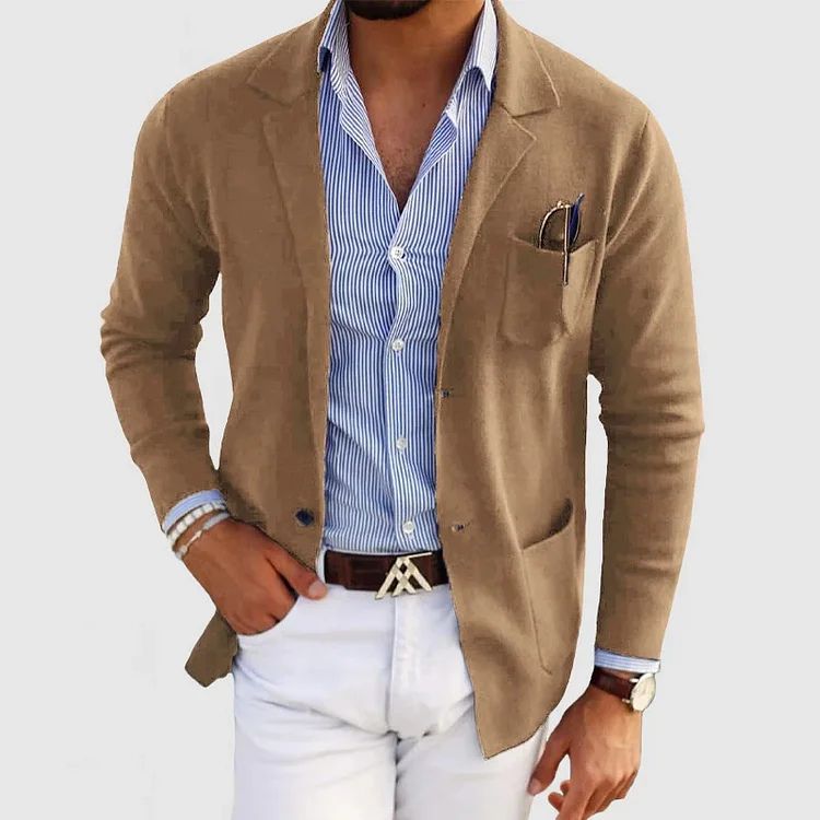 Hudson Blazer Homme Décontracté – Veste Élégante au Style Intemporel avec Coupe Polyvalente