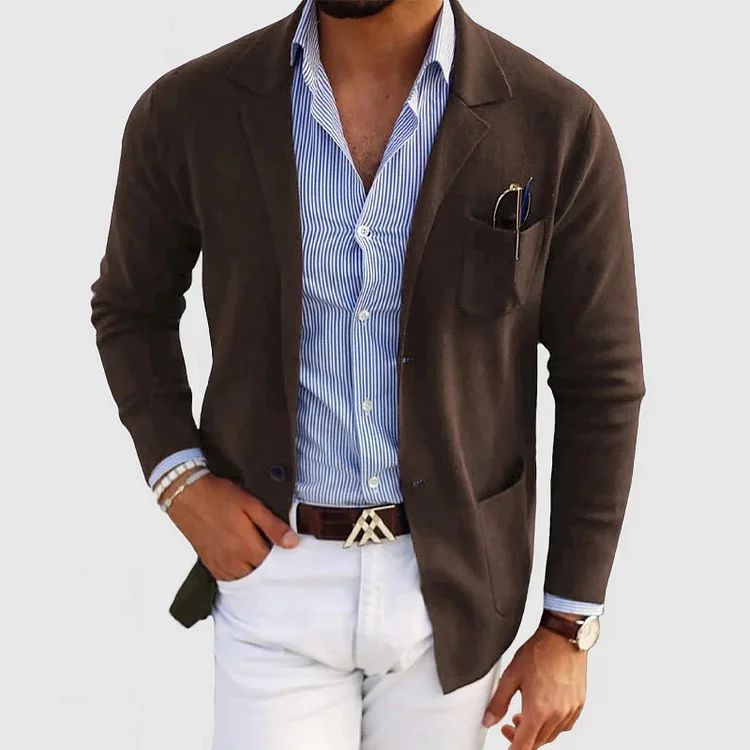 Hudson Blazer Homme Décontracté – Veste Élégante au Style Intemporel avec Coupe Polyvalente