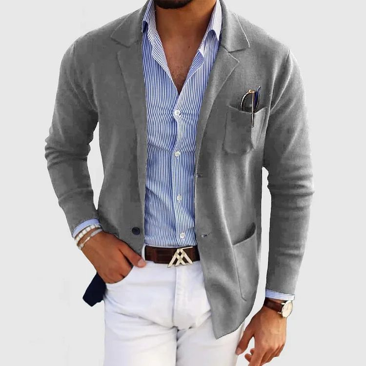 Hudson Blazer Homme Décontracté – Veste Élégante au Style Intemporel avec Coupe Polyvalente