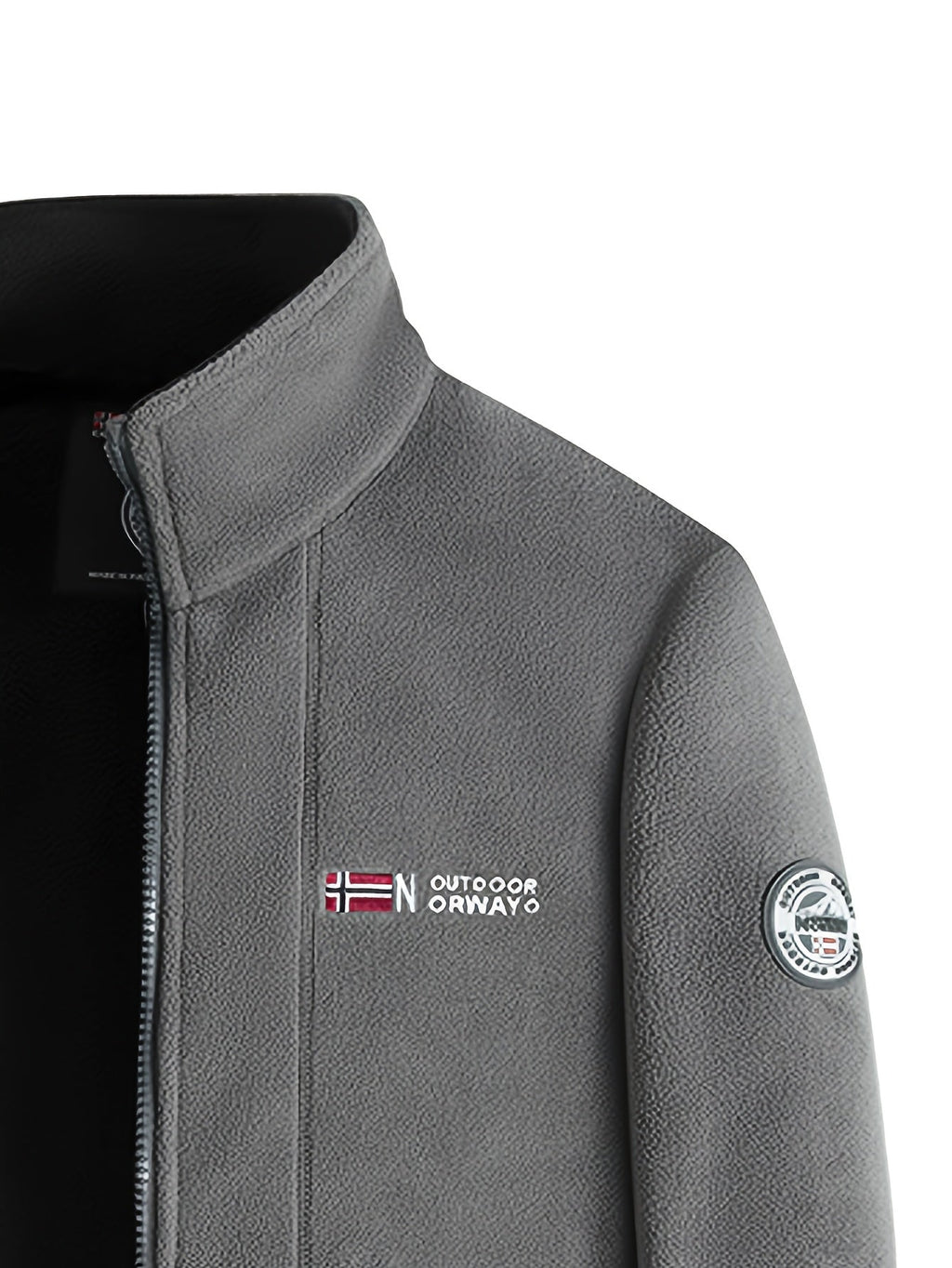 Weston Veste Polaire Homme – Veste Outdoor Chaude avec Col Montant et Design Respirant