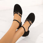 Bailey Chaussures de Danse Femme – Escarpins Élégants à Brides avec Talon Stable et Confort Optimal