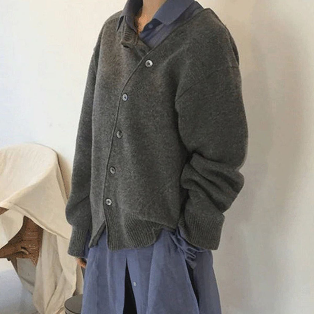 Kendall Cardigan Donna – Maglia in Morbido Cashmere con Chiusura Asimmetrica