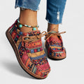 Elena Women's Sneakers – Casual Sneakers with Artistic Pattern and Light Comfort