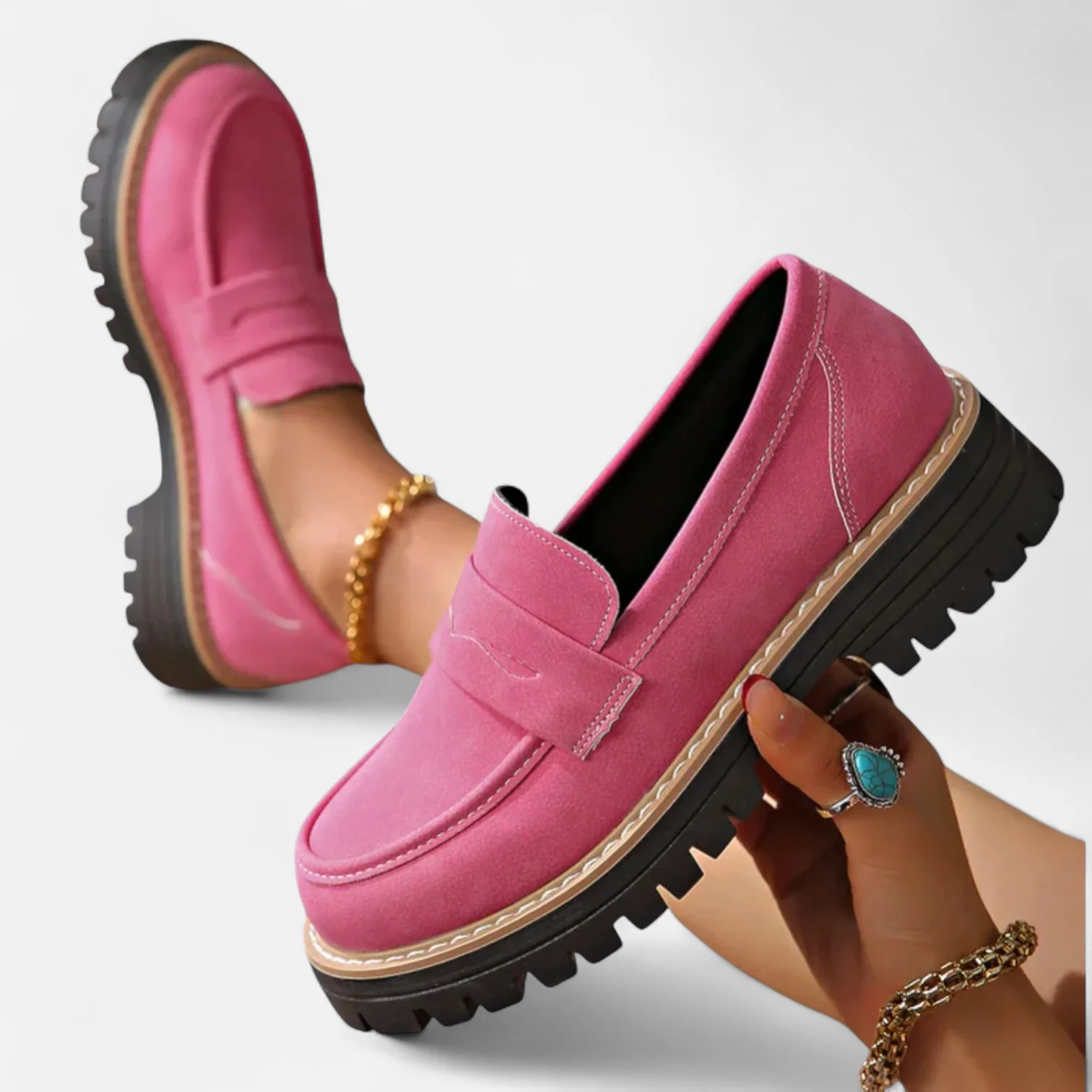 Sawyer Mocassins Femme – Chaussures Élégantes avec Soutien Plantaire et Confort Quotidien