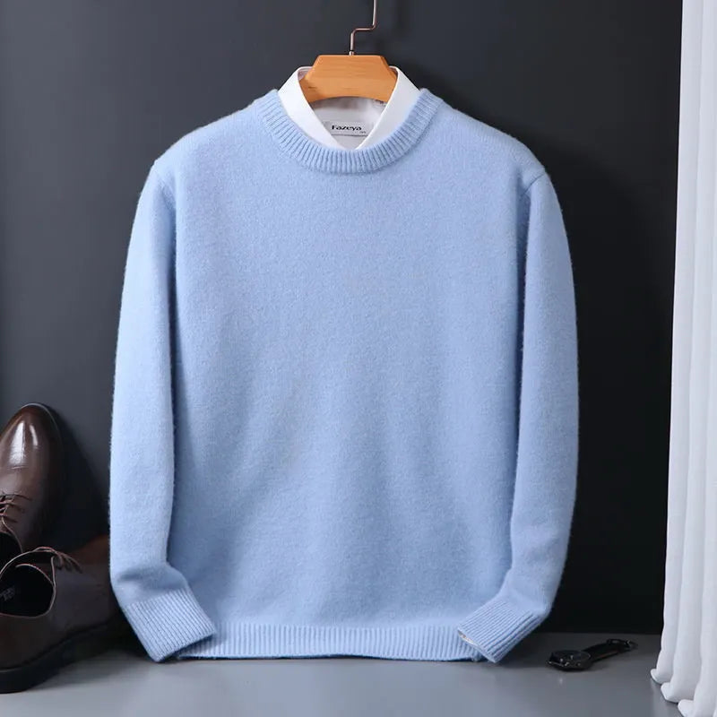Colton Pull Homme – Pull en Cachemire Premium à Col Rond avec Coupe Classique