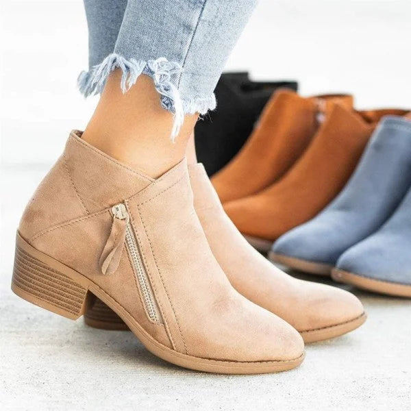 Reagan Bottines Femme – Bottines Élégantes avec Soutien de Voûte et Confort Quotidien