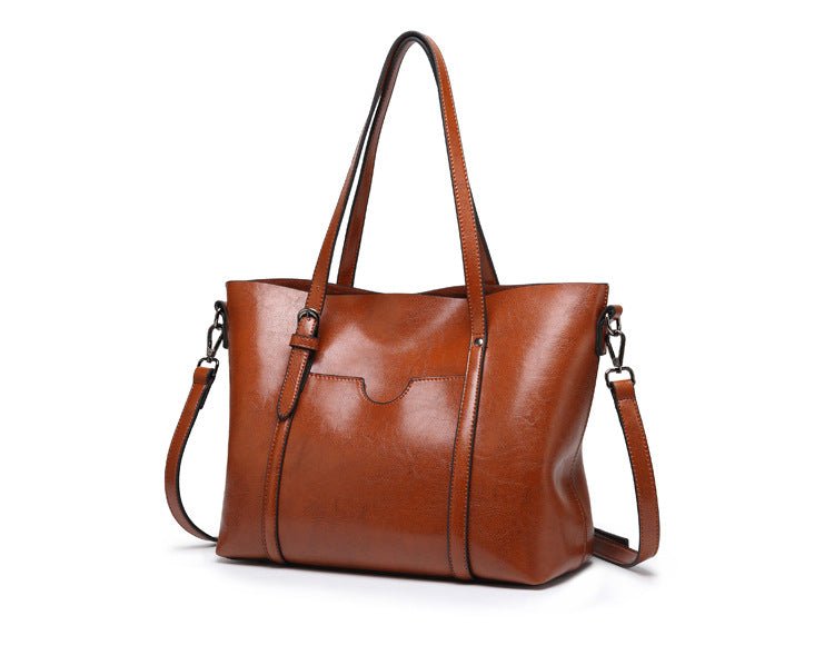 Parker Sac Cabas Femme – Grand Sac Élégant en Cuir avec Bandoulière Polyvalente