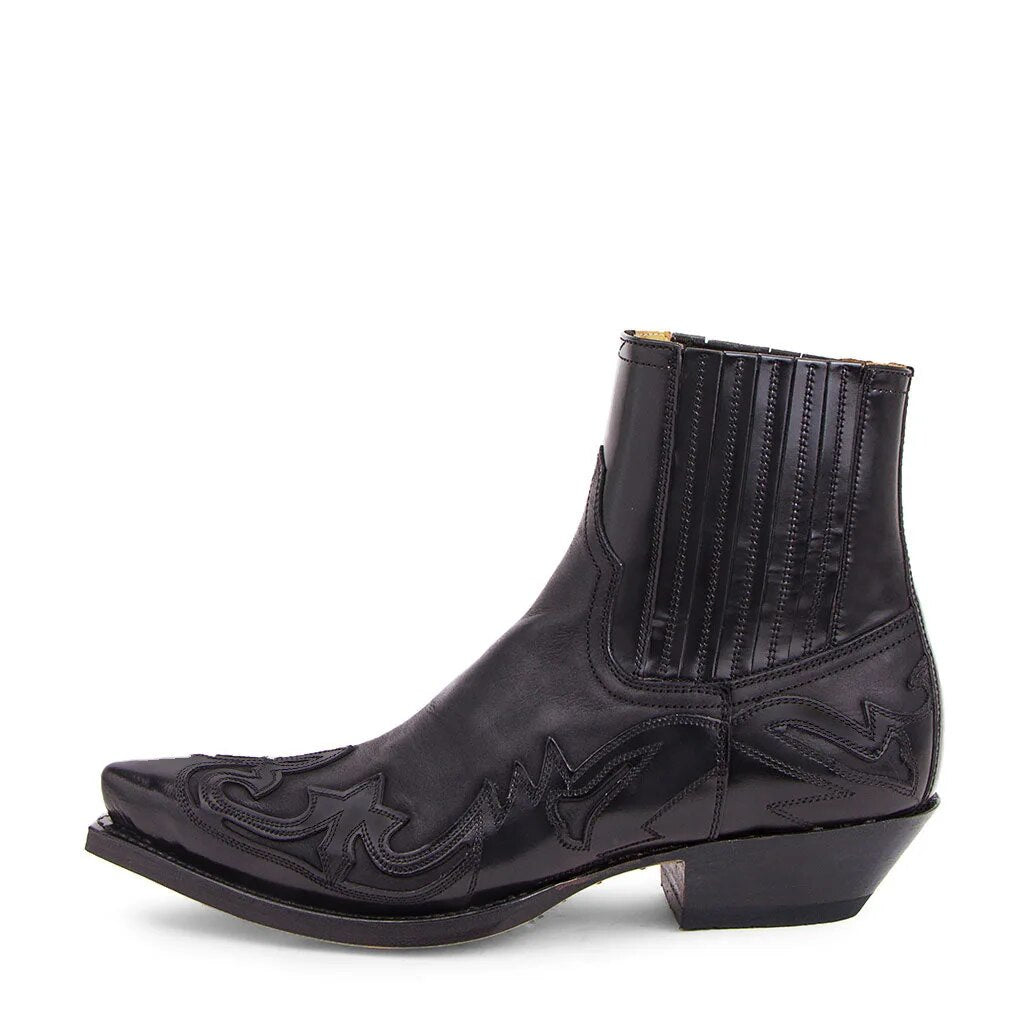Dakota Bottes Cowboy en Cuir – Bottines Western Élégantes avec Style Authentique et Confort Quotidien