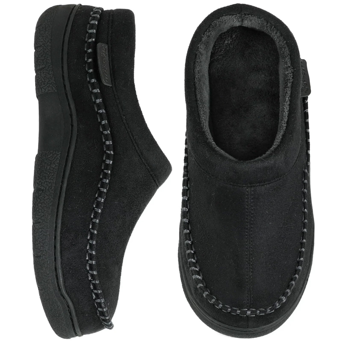 Thorne Chaussons Homme – Pantoufles Fermées Doublées avec Intérieur Doux & Semelle Antidérapante