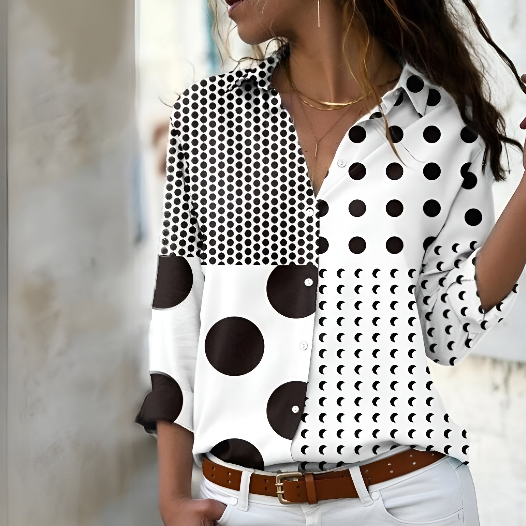 Ava Blouse Femme – Blouse Légère à Imprimé Floral avec Coupe Ample