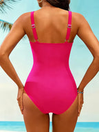 Marisol Maillot de Bain Femme à Encolure Cœur Froncée et Coupe Élégante